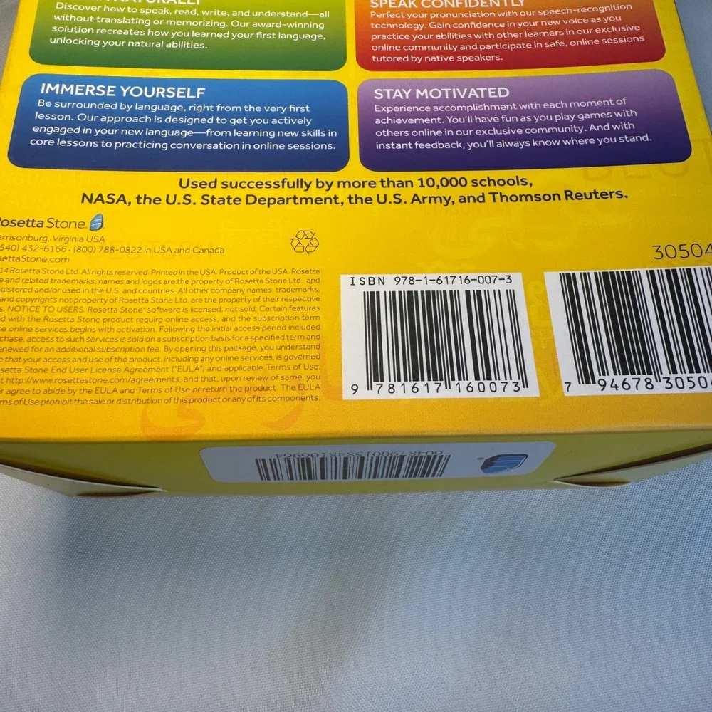 Rosetta Stone German Deutsch‎ Level 1 2 3 4 & 5 Complete Box Set 9781617160073